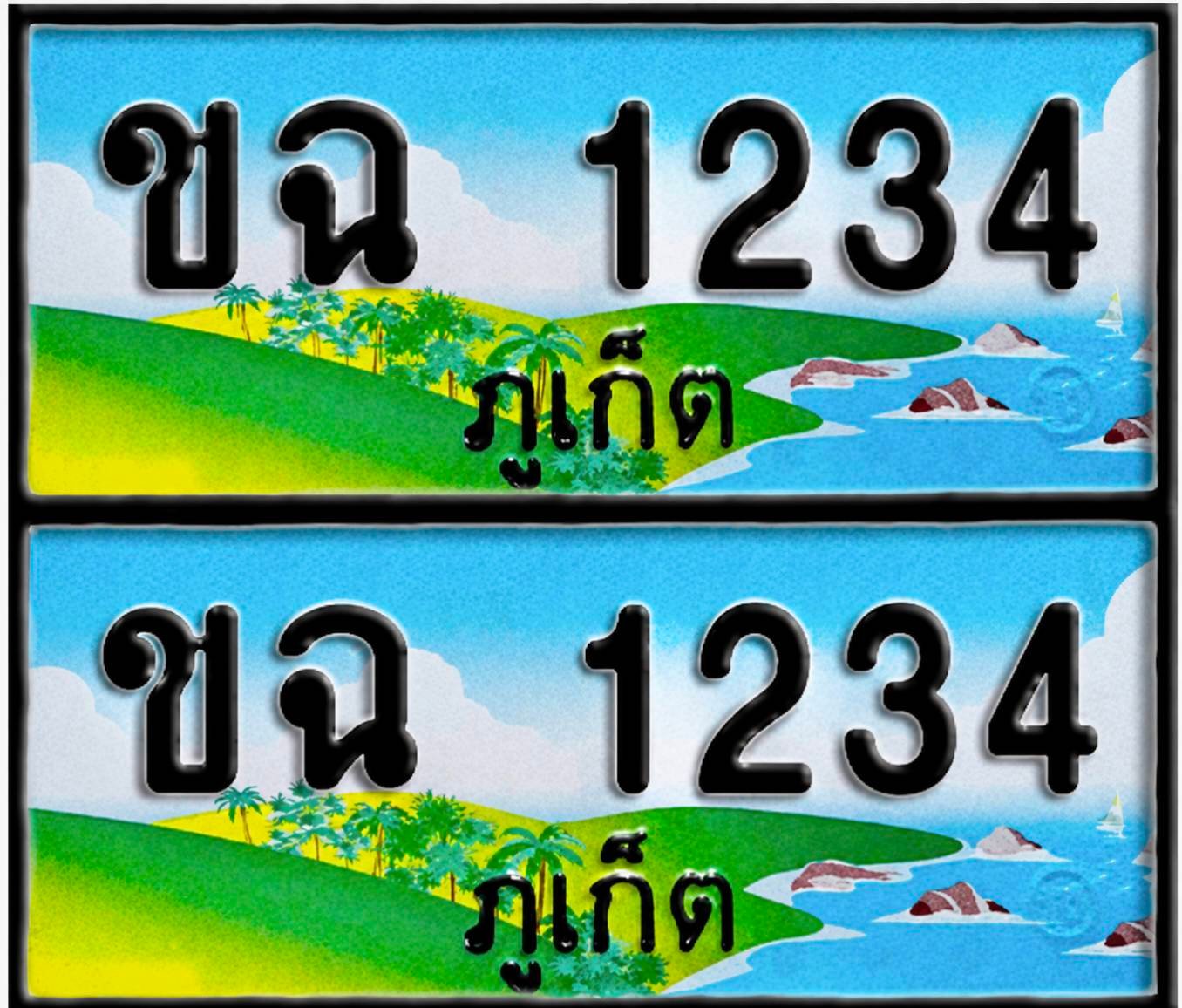 ทะเบียน ขจ 1234